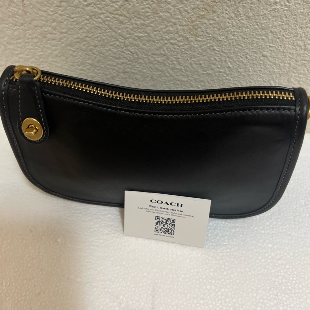 Coach Swinger 20 Handbag Turnlock Black #QOE5KL